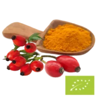 Natura Med <br>Biologisch rozenbottelpoeder - verschillende hoeveelheden