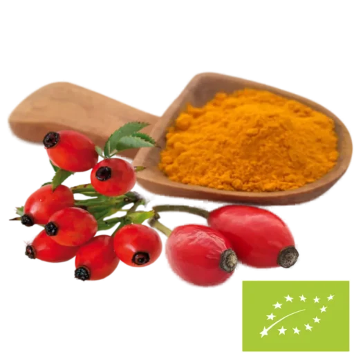 Natura Med <br>Biologisch rozenbottelpoeder - verschillende hoeveelheden