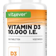 Vit4ever <br>Vitamin D3 10000 I.E. - 365 Tabletten