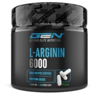 GEN L-Arginin Base – 365 Kapseln – Vorderseite