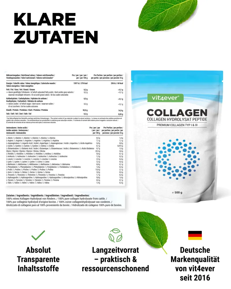 vit4ever <br>collagen - 500 g - Image 2