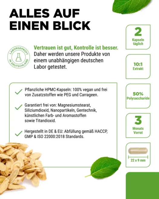Vit4ever <br>Astragalus Intenso - 180 cápsulas - Imagen 5