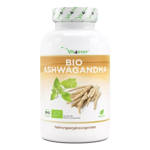 Vit4ever <br>Ashwagandha biologique - 365 gélules