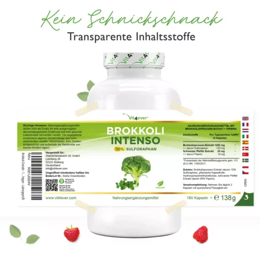 Vit4ever <br>Broccoli Intenso Extract - 180 capsules - Image 2