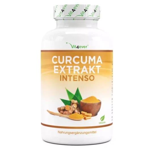 Vit4ever <br>Extracto de cúrcuma Intenso - 180 cápsulas