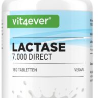 Vit4ever Lactase 7000 direct – 180 comprimidos – frente