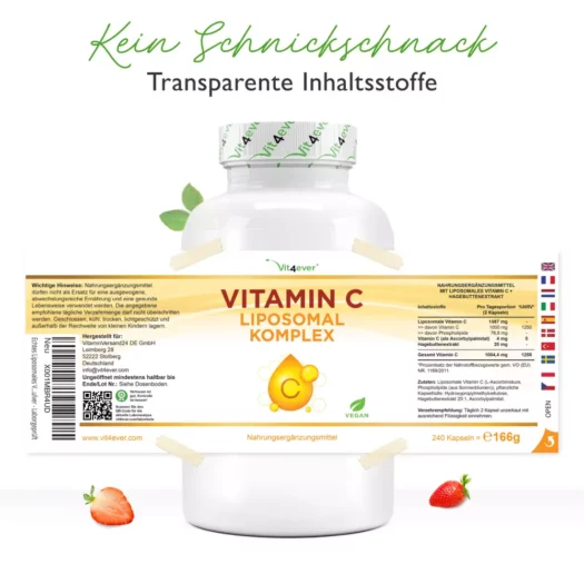 Vit4ever <br>Vitamin C Liposomal Komplex - 240 Kapseln – Bild 2