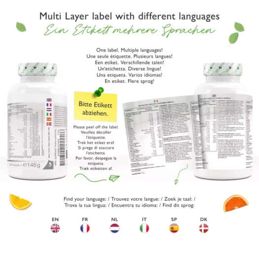 Vit4ever <br>Multivitamine Intenso - 365 capsules - Afbeelding 4