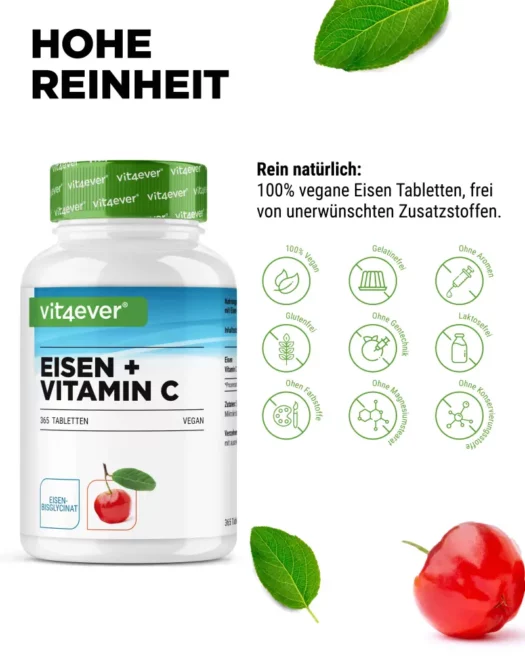 Vit4ever <br>Hierro + Vitamina C - 365 comprimidos - Imagen 4