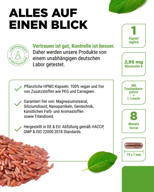 Vit4ever <br>Extracto de arroz rojo - 240 cápsulas - Imagen 5