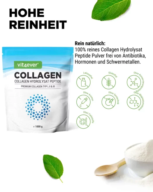 Vit4ever <br>Colágeno en polvo - 1000 g - Imagen 5