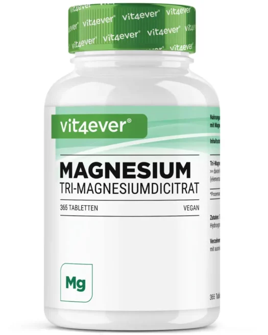 Vit4ever Tri-Magnesiumdicitrat - 365 Tabletten