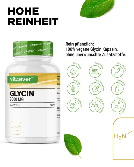 Vit4ever <br>Glycine - 365 capsules - Image 4