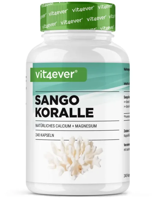 Vit4ever <br>Sango coral marino - 240 cápsulas