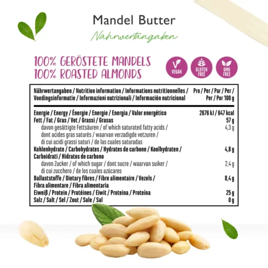 Vit4ever <br>Burro di mandorle bianco - 1000 g - immagine 4