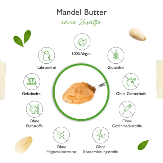 Vit4ever <br>Burro di mandorle bianco - 1000 g - immagine 5