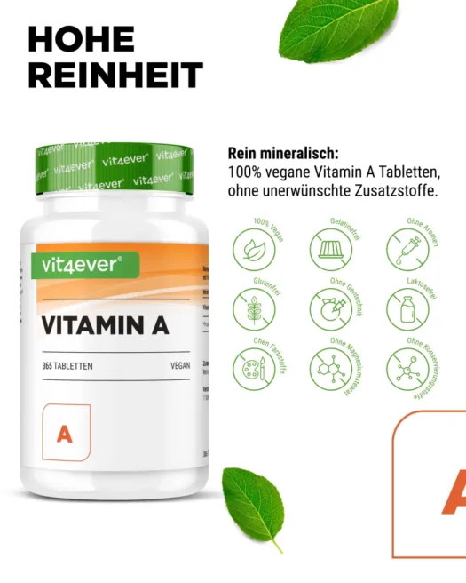 Vit4ever <br>Vitamin A 10000 I.U. - 365 tablets - Image 4