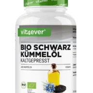 Vit4ever <br>Aceite de comino negro ecológico - 240 cápsulas