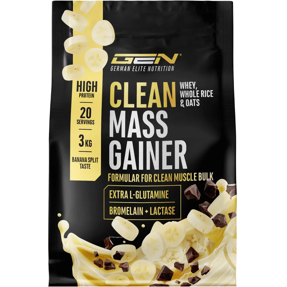 gen <br>clean mass gainer - 3000 g - verschillende smaken