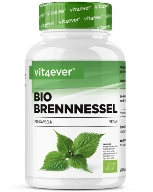 Vit4ever <br>Biologisch brandnetelextract - 240 capsules