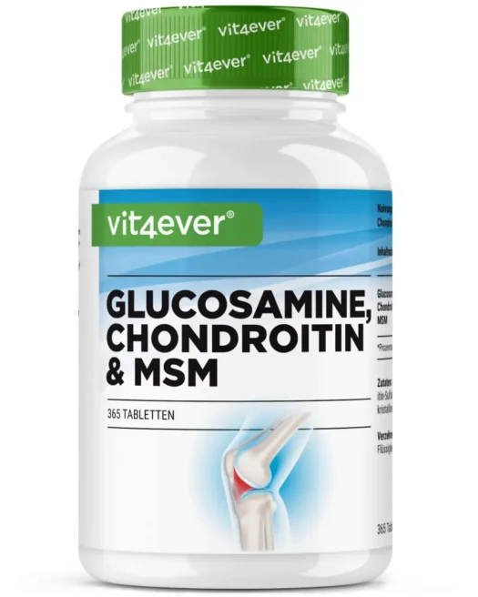 Vit4ever <br>Glucosamina + Condroitina + MSM - 365 compresse