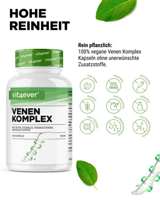 Vit4ever <br>Complesso venoso - 180 capsule - immagine 4