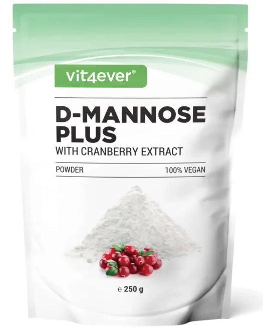 Vit4ever <br>D-Mannosio + Mirtillo rosso - 250 g