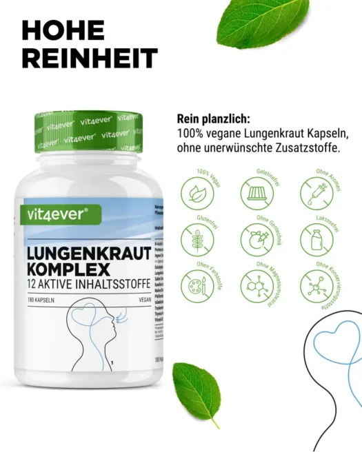 Vit4ever <br>Complesso polmonare - 180 capsule - immagine 5