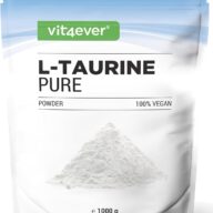 vit4ever <br>taurina em pó - 1000 g
