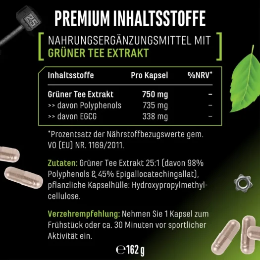 GEN <br>Extracto de té verde - 180 cápsulas - Imagen 3