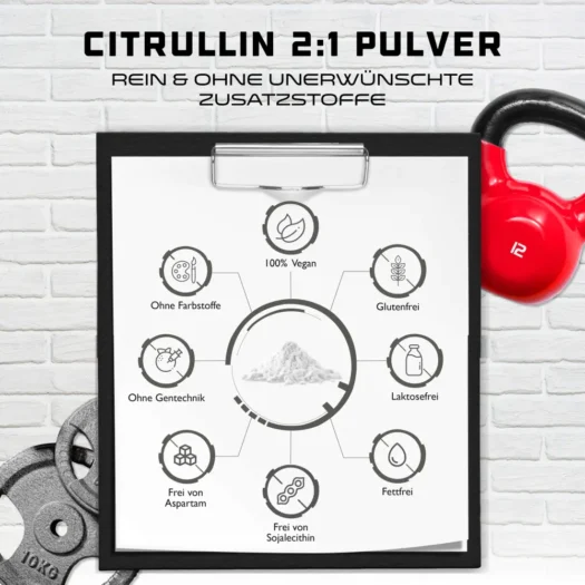 GEN <br>L-Citrulline DL-Malaat - 500 g - Afbeelding 5