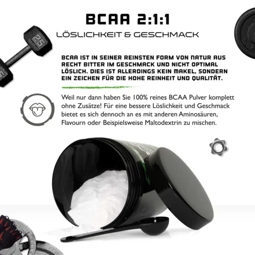 GEN <br>BCAA 2:1:1 neutros - 500 g - Imagen 5