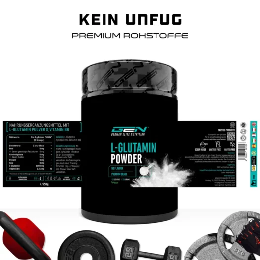 GEN <br>L-Glutamine - 750 g – Image 2