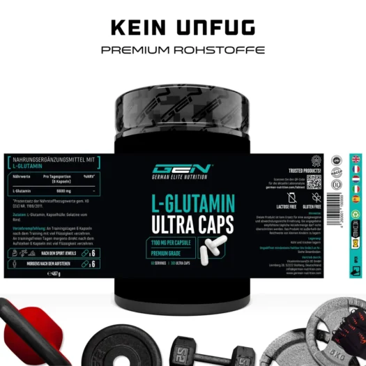 GEN <br>L-Glutammina - 365 capsule - immagine 2