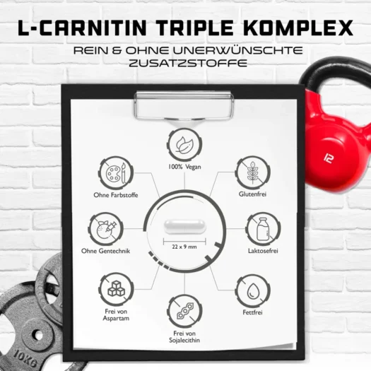 GEN <br>L-Carnitina Triple Complex - 120 cápsulas - Imagen 5