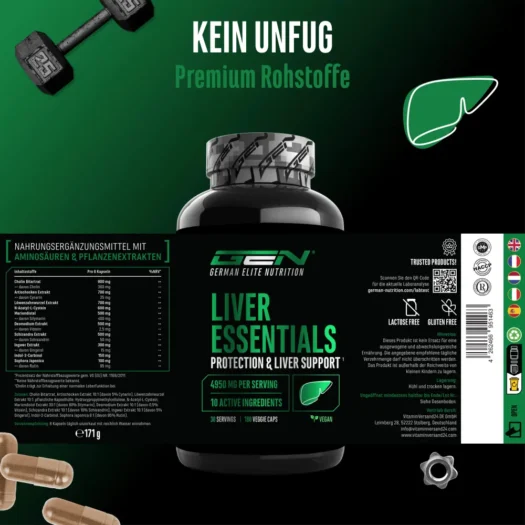 GEN <br>Essentiels du foie - 180 gélules – Image 3