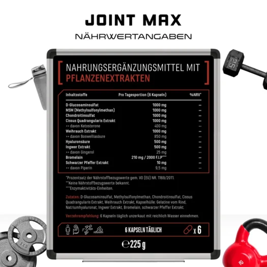 GEN <br>Joint Max - 180 cápsulas - Imagen 4