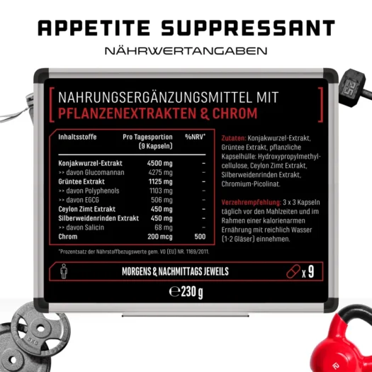 GEN <br>Eetlustcontrole - 270 capsules - Afbeelding 4