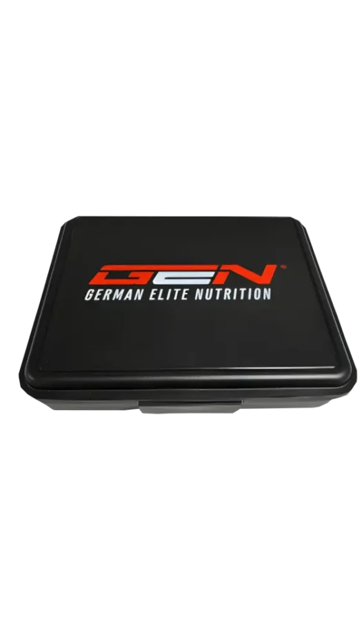 GEN <br>XXL Pillenbox schwarz - 10 Fächer