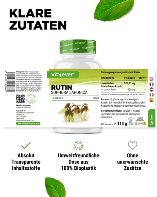 Vit4ever <br>Rutina - 180 cápsulas - Imagen 2