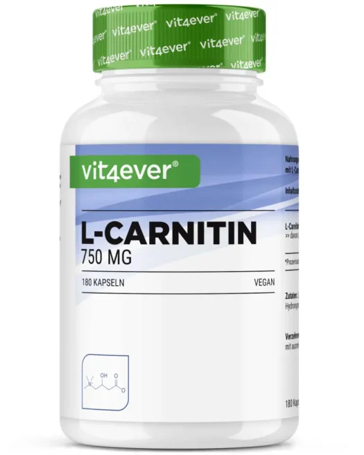 Vit4ever <br>L-Carnitina - 180 capsule