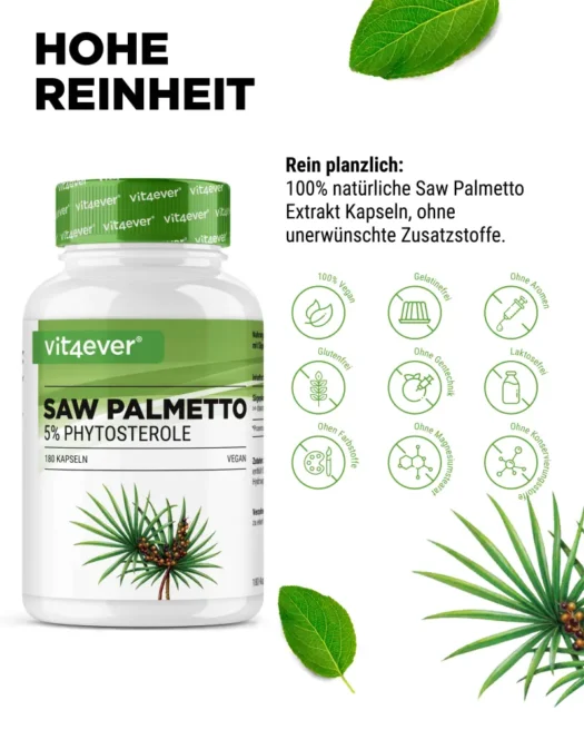 Vit4ever <br>Zegepalm-extract - 180 capsules - Afbeelding 4