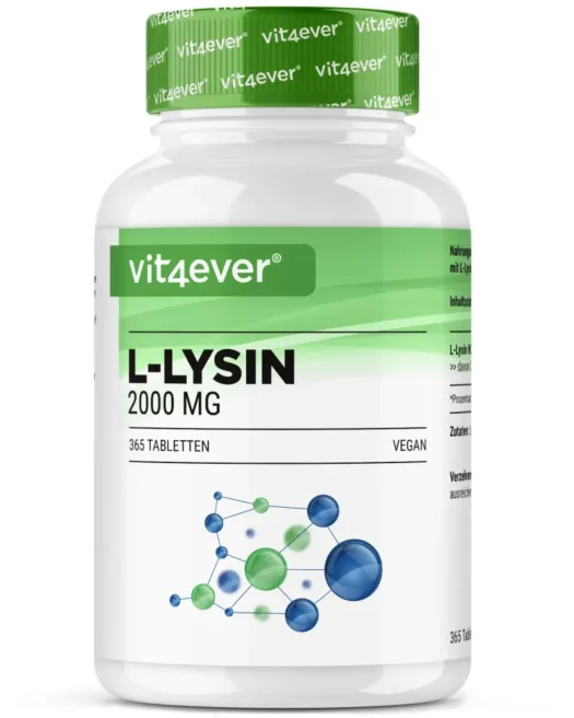 Vit4ever <br>L-Lysin - 365 Tabletten