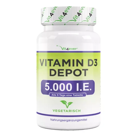 Vit4ever <br>Vitamina D3 5000 U.I. - 500 comprimidos