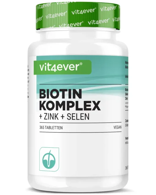 Vit4ever <br>Biotine + selenium + zink - 365 tabletten
