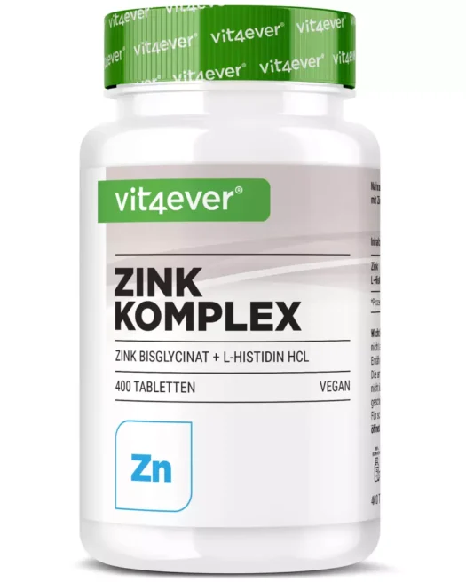 Vit4ever <br>Complejo de zinc - 400 comprimidos