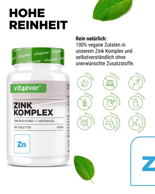 Vit4ever <br>Complejo de zinc - 400 comprimidos - Imagen 4