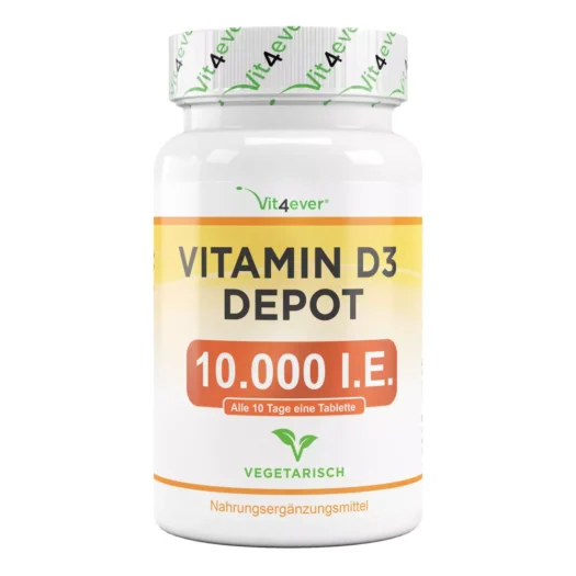 Vit4ever <br>Vitamina D3 10000 U.I. - 365 comprimidos