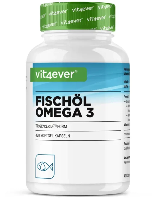 Vit4ever <br>Omega 3 - 420 Capsules