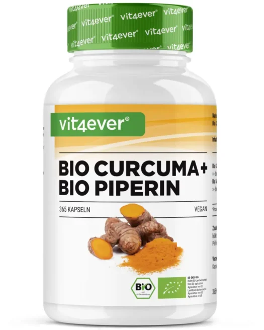 Vit4ever <br>Bio Curcuma - 365 Kapseln